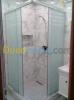 Cabine de douche italienne en verre   