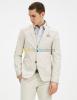 blazer en coton couleur gris