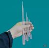 Pipette compte-gouttes transparente