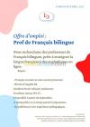 Profs de français  bilingue