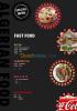 making menu of fast food and logos