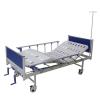 Lit médicalisé à trois positions avec matelas gauffriers anti-esscares 