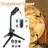  Lampe de lune projecteur veilleuse 360 lumière de projection de lune éclairage de charge USB