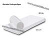 Matelas orthopédique pour bébé 100 cm X 60 cm D30