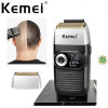 Kemei Rasoir Electrique Rechargeable - 2 Lames / 3 Vitesses - Lcd - Km 2026 - Noir