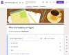 Réalisation des formulaires sur google Forms 