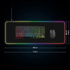 Tapis de souris de jeu RGB Mac tech