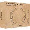 Casque Logitech Zone Wired, Micro USB, Bluetooth, anti-parasite