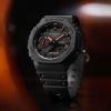       Montre Casio G-Shock Noir fond noir et orange