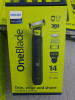 TONDEUSE PHILIPS ONEBLADE ONE BLADE PRO 360 2 LAMES VISAGE ET CORPS ORIGINALE CABA FRANCE