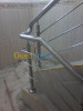 Rampe d'escalier en INOX