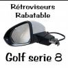 Rétroviseurs rabatable golf serie 8