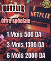 Comptes netflix prime video 