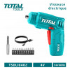 Visseuse Total Sans Fil Avec 1 Batterie Rechargeable 4V