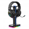 Support Casque Double RGB Avec 2 ports USB GameNote TH650 HAVIT