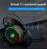 REDRAGON G588 RGB Gaming Headset 7.1 Surround Sound, Mic, PC Laptop