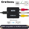 Convertisseur HDMI To Vers RCA Composite CVBS AV HDMI2AV HD 1080P