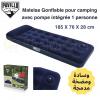 Matelas Gonflable Bestway pour camping et bivouac avec oreiller et pompe intégrée 1 place