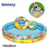 Piscine 3 e 1 avec bouée et ballon pour enfants Bestway