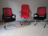 Chaises de bureau rouges 