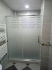 Cabine de douche, vitrines 