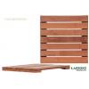 Dalle terrasse bois exotique sapelli 500x500x38 mm