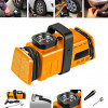  Compresseur d aire a double adaptateur 220v/12v 200psi orange