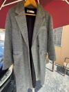 Manteau zara gris oversize 