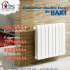 Radiateur baxi dubal face  8,10,12 Éléments