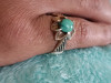 Bague argent turquoise 