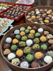 Truffes au chocolat et aux légumes séchés 