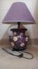 Lampe Abat-Jour Stylée Mauve-Violet