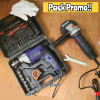 pack perceuse crosse 750w+accessoires valis+transenaise makute 850w