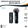 BOYA LINK A1 Microphone 3 en 1 sans Fil pour iPhone, Android, appareils photo reflex numériques