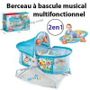 Berceau à bascule musical multifonctionnel