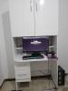 Bureau avec rangements hauts