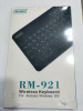 Wireless keyboard RM-921 clavier Sans Fil 