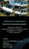 Chauffeur de transport de personnels à ma propre véhicule (minibus 11 places)