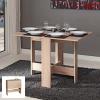 Table de cuisine pliable en bois 103L x 76l x 74H cm