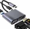 ADAPTATEUR 4 EN 1 TYPE-C VERS VGA,HDMI,USB,TYPE-C