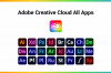 Adobe creative cloud All apps individuel 12 mois