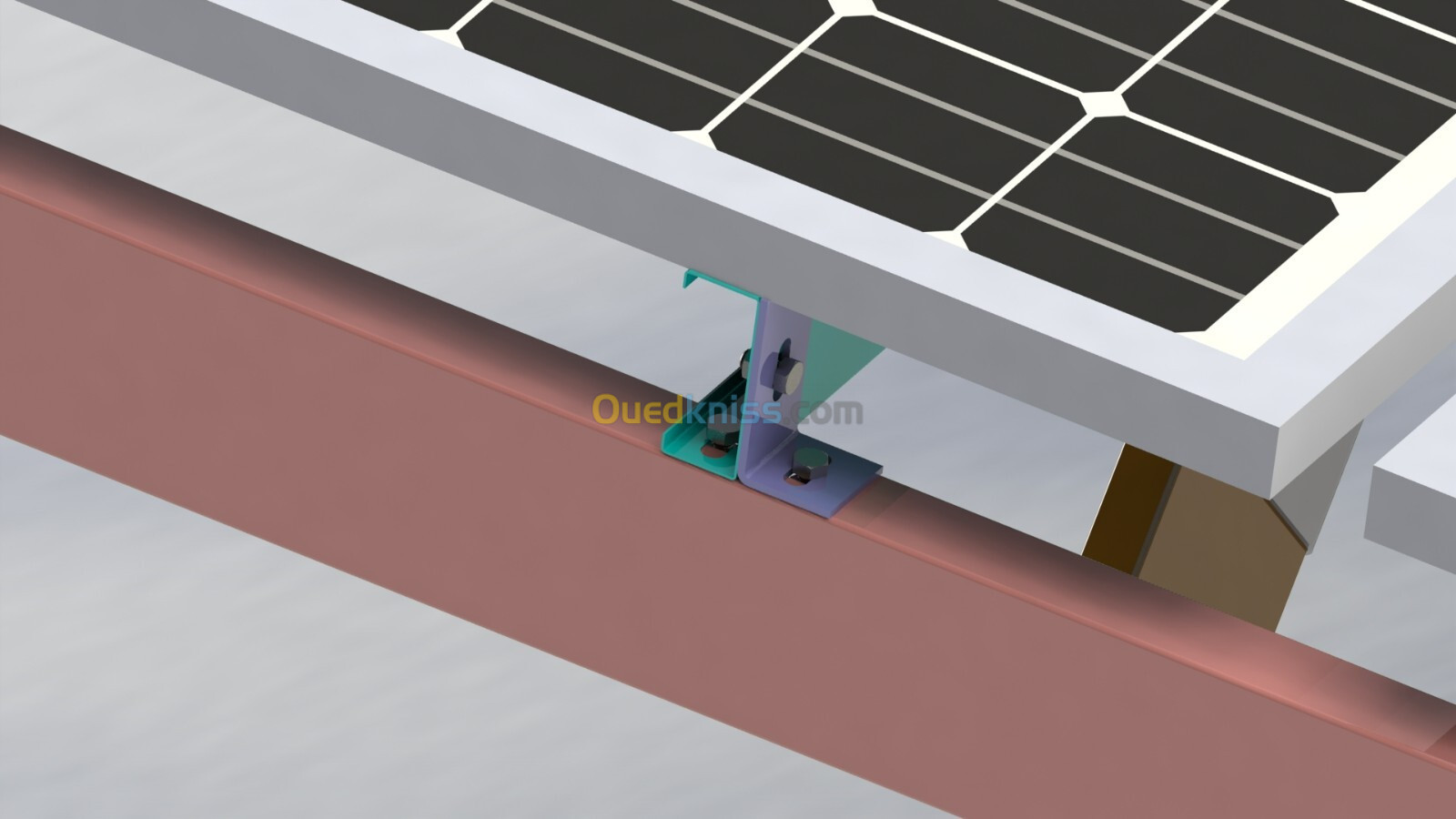 Fabrication à grande capacité de structures porteuses pour panneaux solaires 