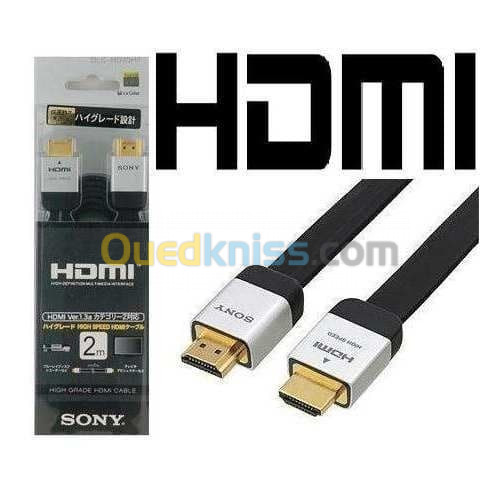 CABLE HDMI SONY HIGH SPEED 2M 