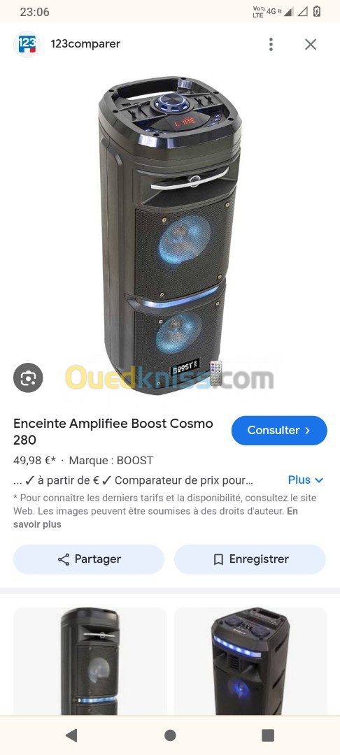 Baffle, enceinte sonore 