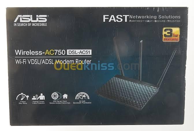 Avandre modem ASUS AC 750 ETAT NEUF