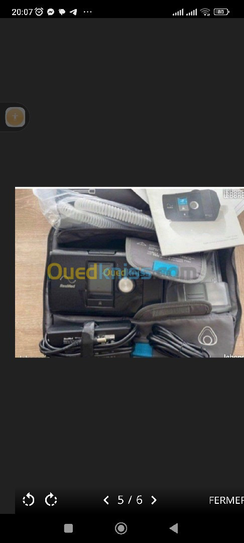 Je vends un appareil respiratoire Resmed S10 auto set Le Kit Est Complet neuf, Masque offert