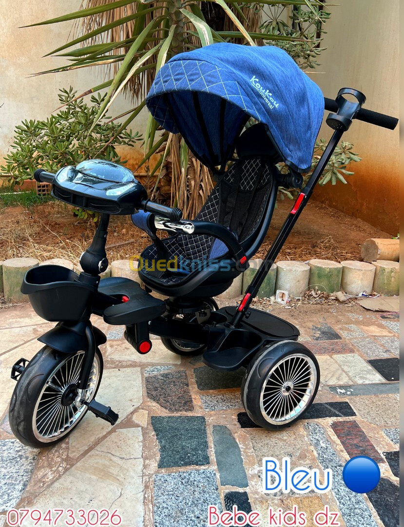 velo tricycle poussette pour enfant 