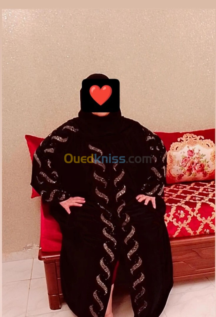 جلباب أسود جديد للخرجات وتحماد