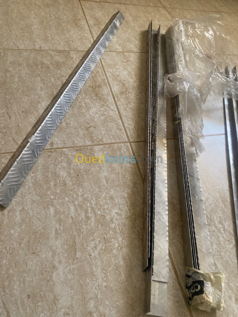 9 Barres angle escalier 2m/40mm Inox 