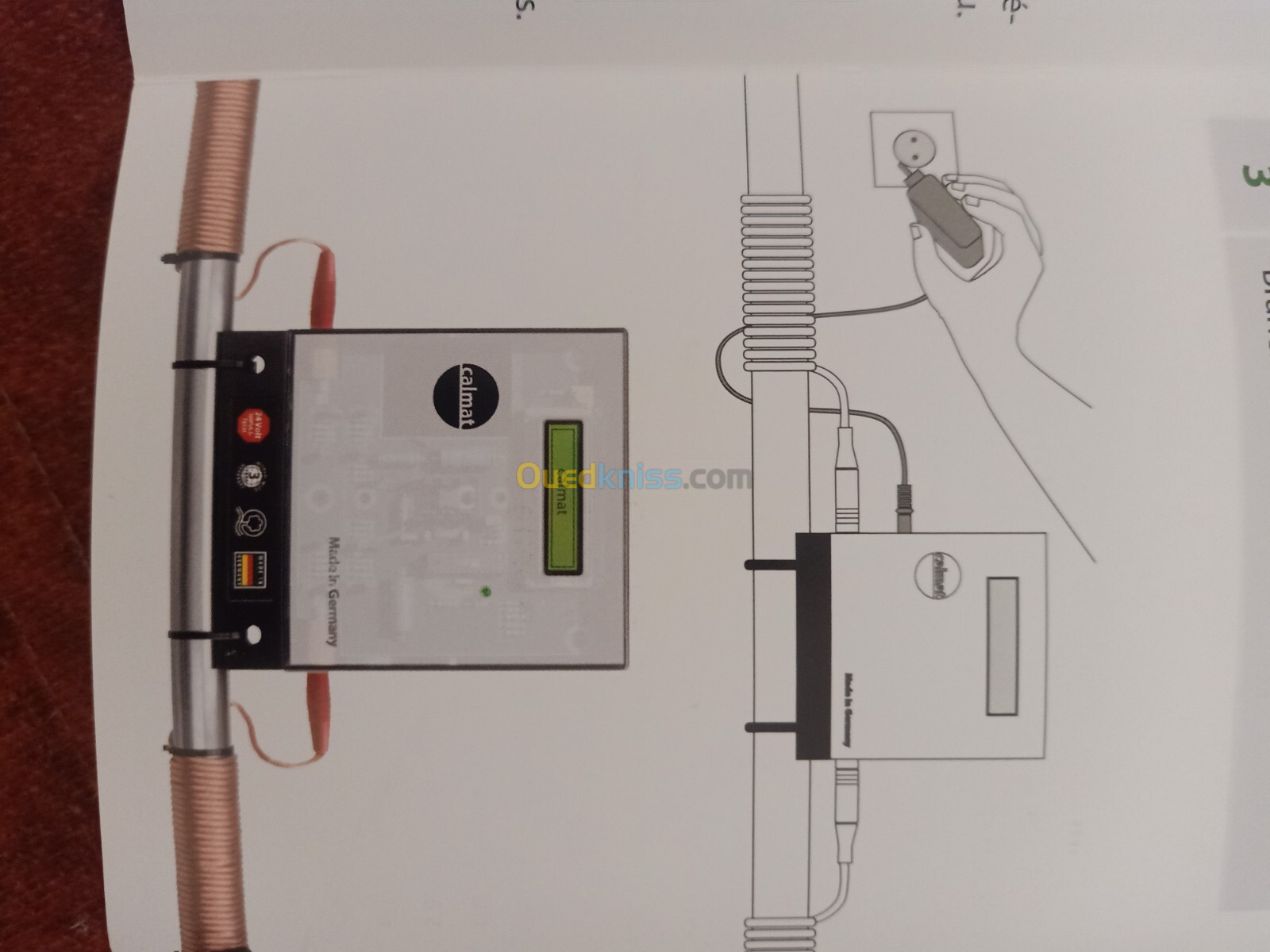 Appareil électronique contre le calcaire et la rouille 